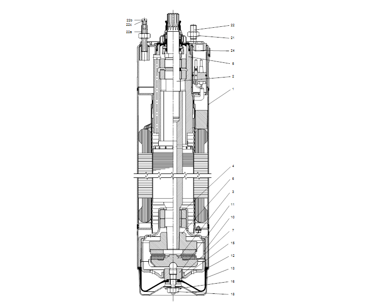 GRUNDFOS Unterwasserpumpe SP 7-23 Nr. 98699182