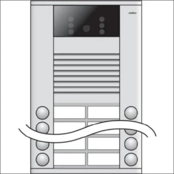 NIKO 10-410 Deurstation deurcommunicatie