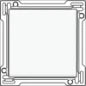 NIKO 111-76400 Abdeckrahmen Schalterprogramm 8.9 mm