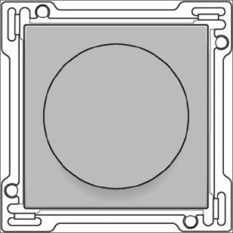 NIKO 121-65926 Bedienelement / Zentralplatte Schalterprogramm 45 mm