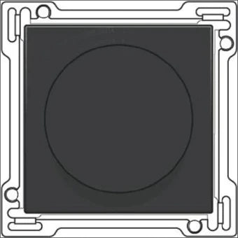 NIKO 122-65926 Bedienelement / Zentralplatte Schalterprogramm 45 mm