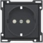 NIKO 122-65937 Bedienelement / Zentralplatte Schalterprogramm 45 mm