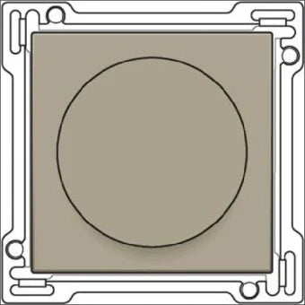 NIKO 123-65938 Bedienelement / Zentralplatte Schalterprogramm 45 mm