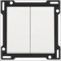 NIKO 154-31000 Bedienelement / Zentralplatte Schalterprogramm 45 mm
