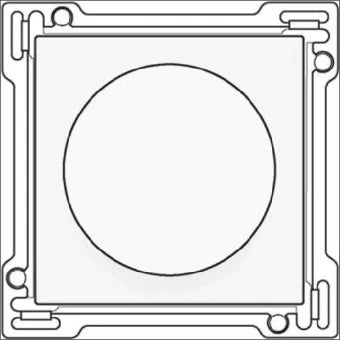 NIKO 154-65938 Bedienelement / Zentralplatte Schalterprogramm 45 mm
