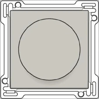 NIKO 157-65936 Bedienelement / Zentralplatte Schalterprogramm 45 mm