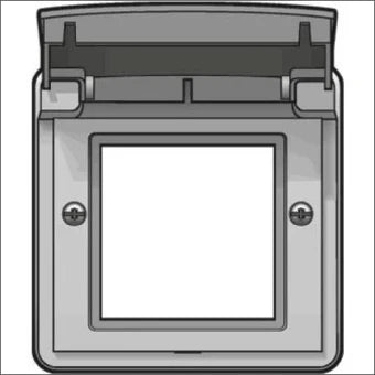 NIKO 700-85000 Inbouwunit leeg