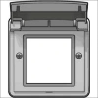 NIKO 121-65200 Bauteil / Zentralplatte Kommunikations-Schalterprogramm