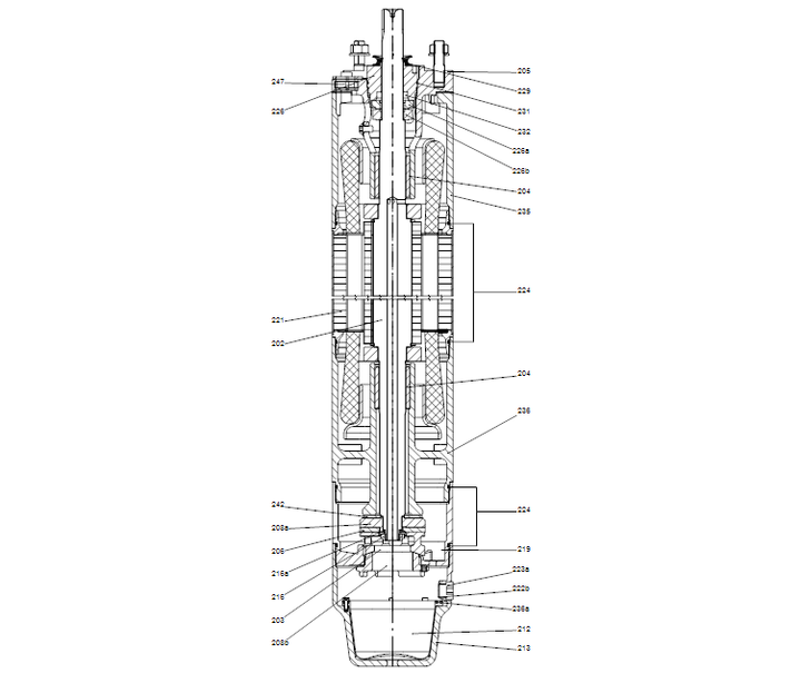 GRUNDFOS Unterwasserpumpe SP 215-2A Nr. 18A353A2