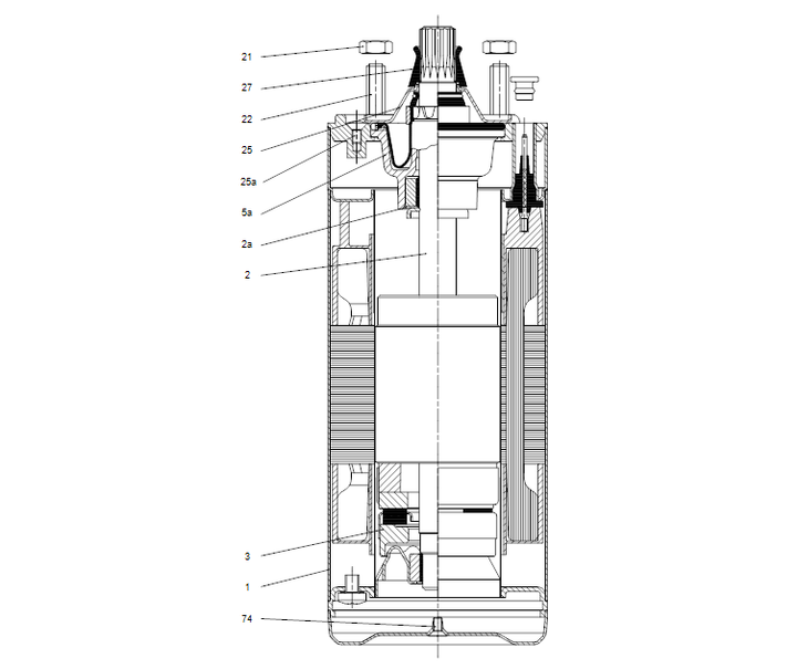 GRUNDFOS Unterwasserpumpe SP 2A-33 Nr. 09002B33