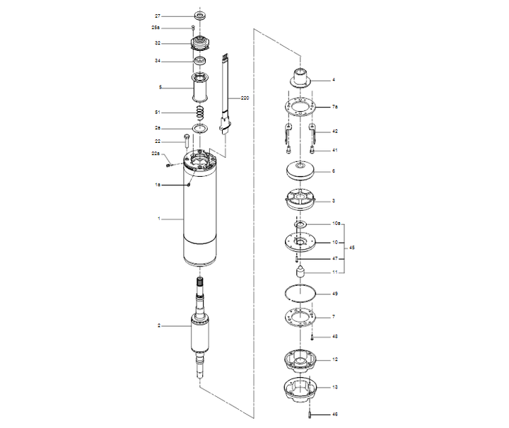 GRUNDFOS Unterwasserpumpe SP 30-34 Nr. 13A16934