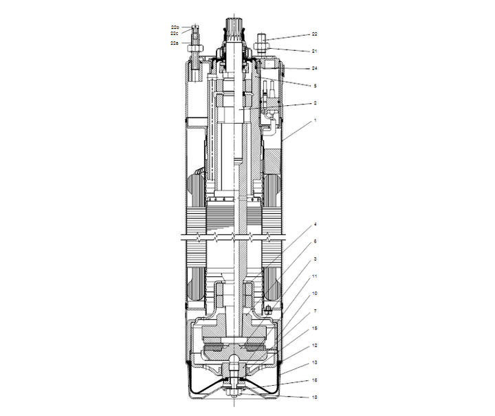 GRUNDFOS Unterwasserpumpe SP 46-4 Nr. 15AA1904