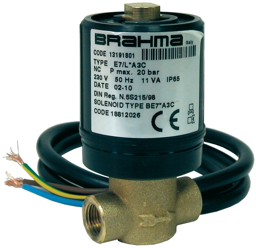 Brahma Heizöl-Magnetventil E7/L.A3C 1/8" 230 VAC 13191801
