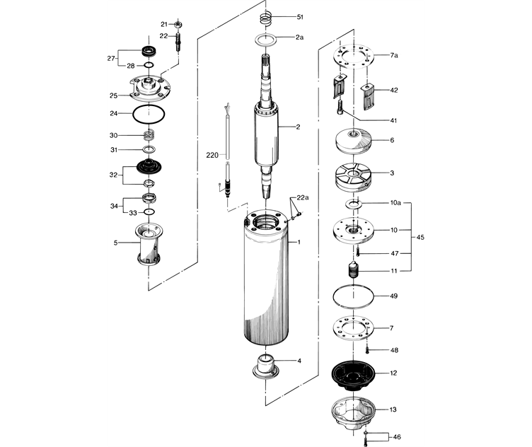 GRUNDFOS Unterwasserpumpe SP 17-48 Nr. 12A41948