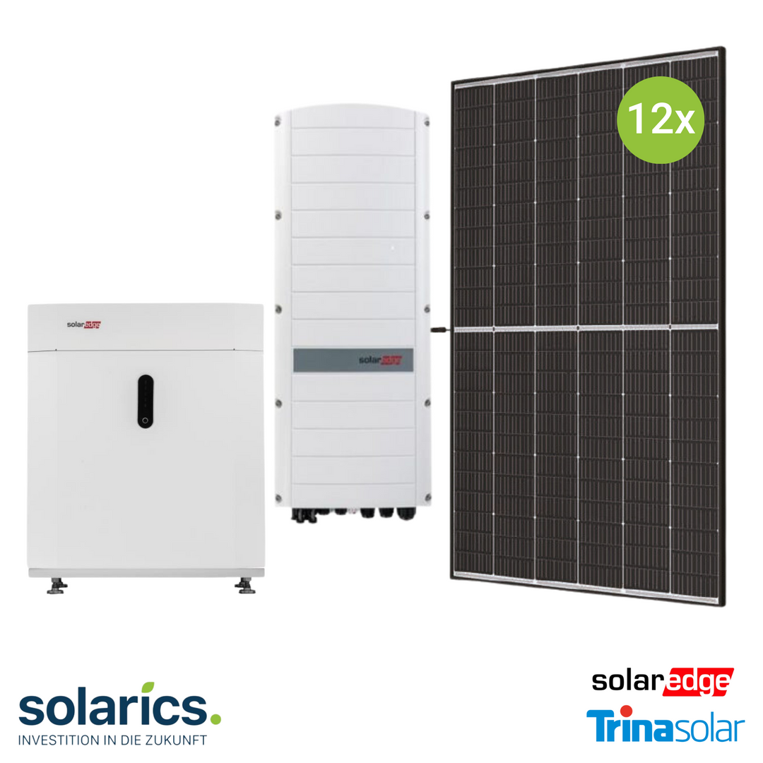 5kWp SolarEdge Solar-Komplettpaket mit Speicher – SolarEdge