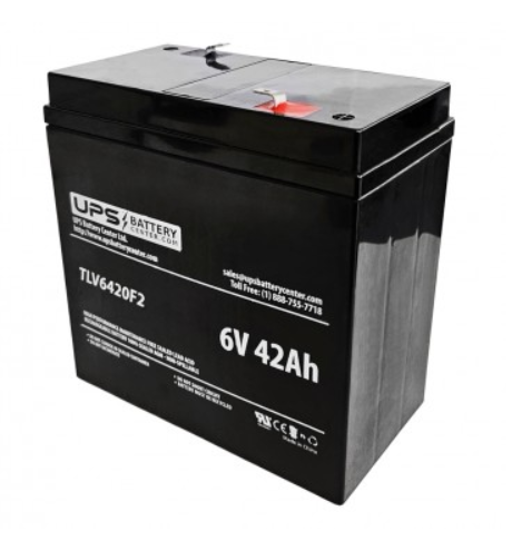 6V 42Ah with F2 Terminals TLV6420F2 - Art. 37503