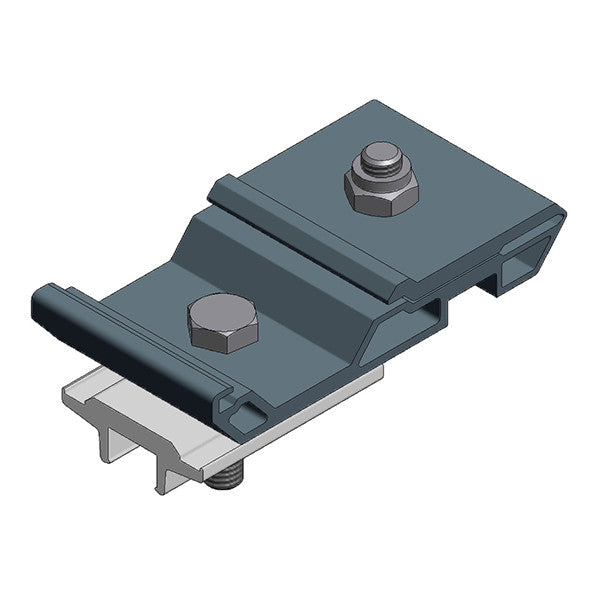 Van Der Valk Solar-Aluminium Klem Cross-Rail Side++ & Inleg Zwart (724051Zw)