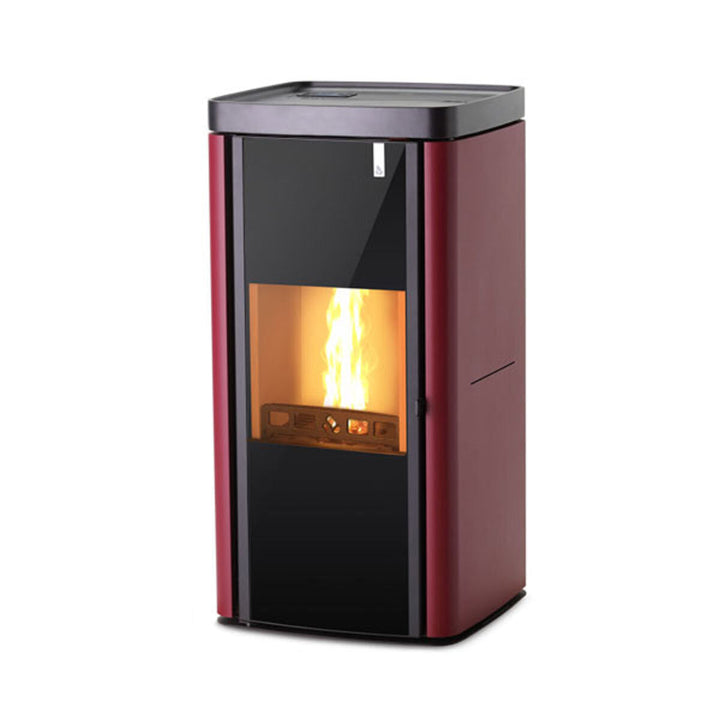 Girolami Soft 26 bordeaux – Holzofen (wasserführend), 24 kW, Bordeaux