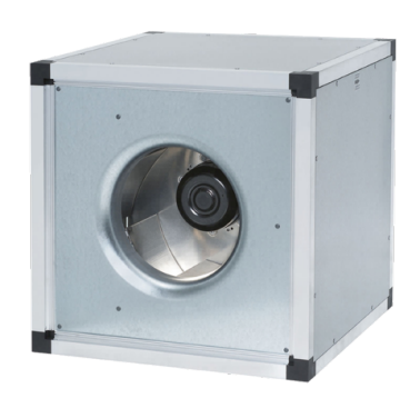 Systemair MUB 025 315EC – Schallgedämmter Radialventilator, EC-Motor, 157 W