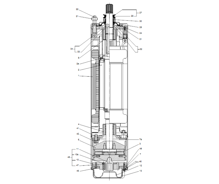 GRUNDFOS Unterwasserpumpe SP 30-17 Nr. 13A01917