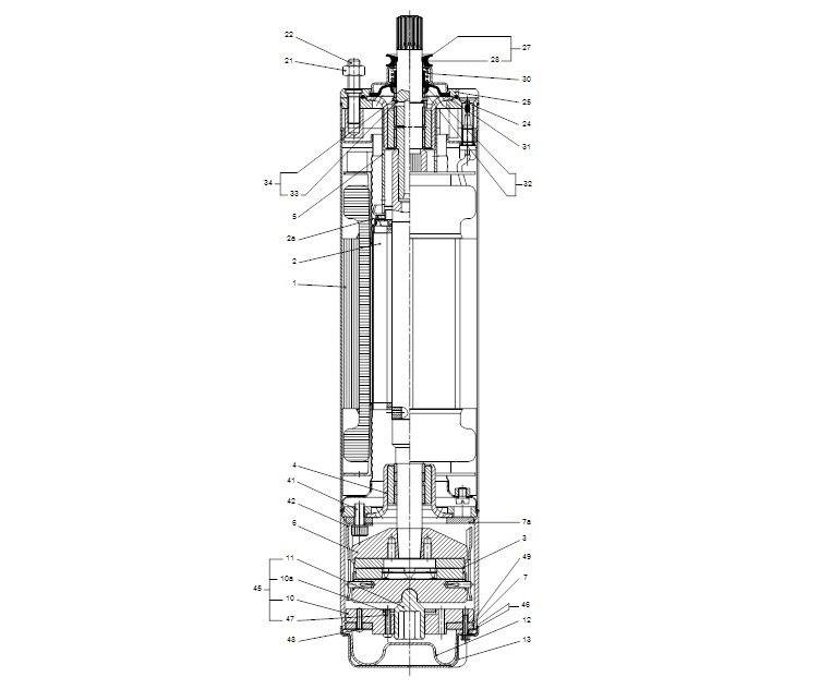GRUNDFOS Unterwasserpumpe SP 30-32 Nr. 13A01932
