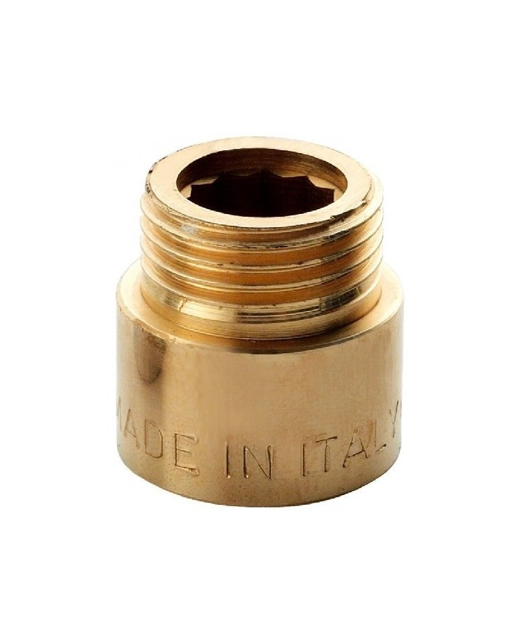 Comisa Hahnverlängerung Messing roh 1/2", 1,5 cm