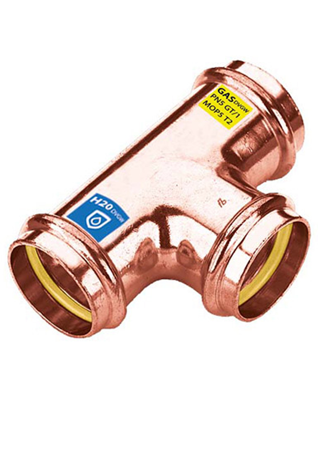 Frabo Kupfer-Pressfitting T-Stück Ø 18 x 18 x 18 mm