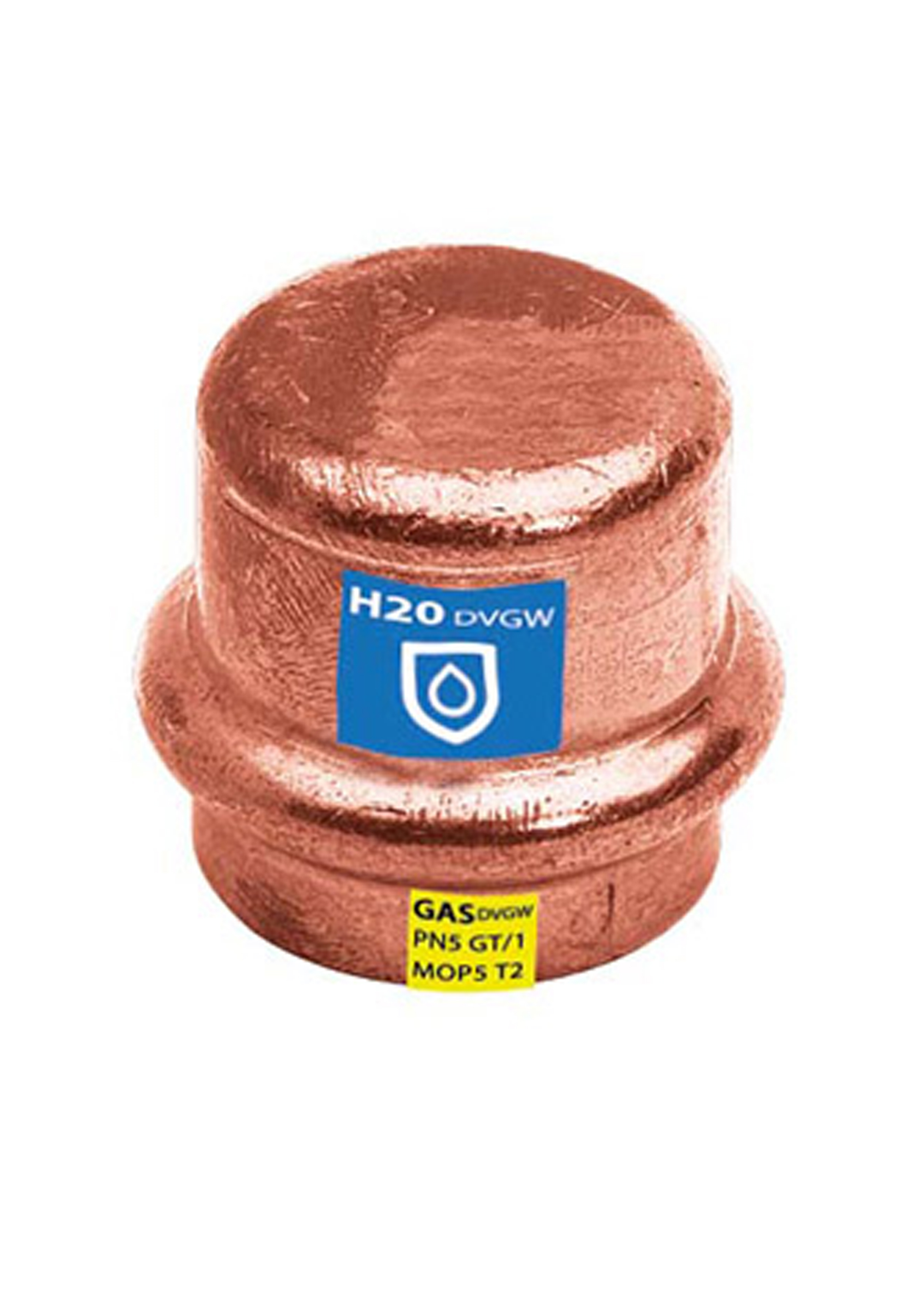 Frabo Kupfer-Pressfitting Verschlusskappe Ø 18 mm