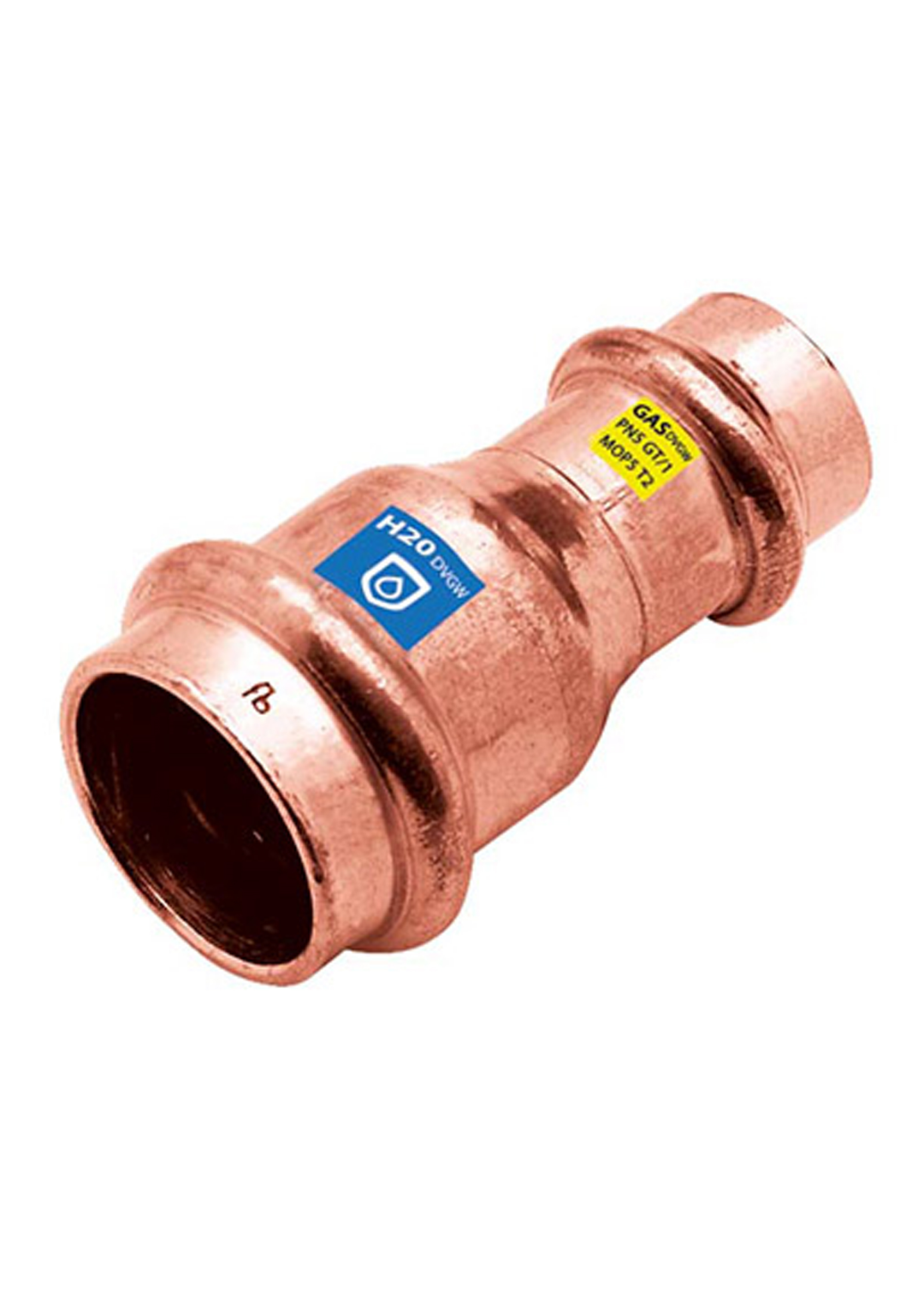 Frabo Kupfer-Pressfitting Reduziermuffe Ø 22 x 15 mm