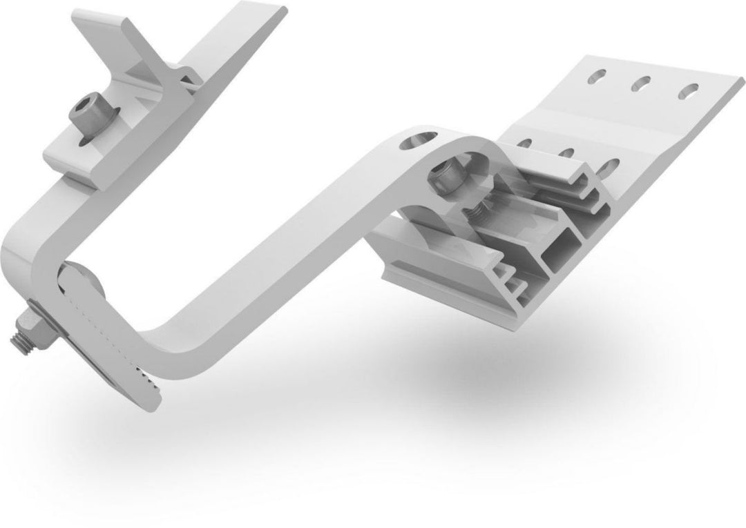 K2 Systems CrossHook 4S Dachhaken verstellbar, vormontiert mit Climber
