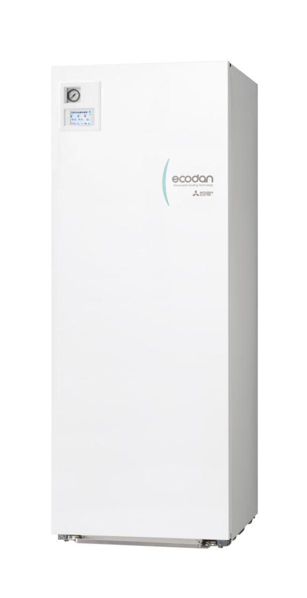 Mitsubishi Electric Ecodan Hydromodul Duo Split reversibel, Hochtemperatur, 200 l, 6 kW Zusatzheizung, einphasig