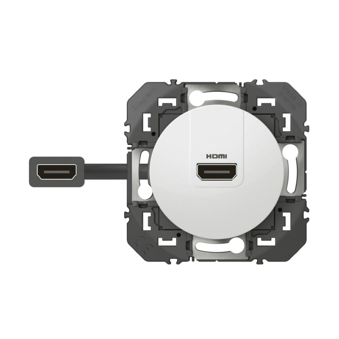 Legrand Dooxie HDMI-Steckdose vorkonfektioniert, weiß