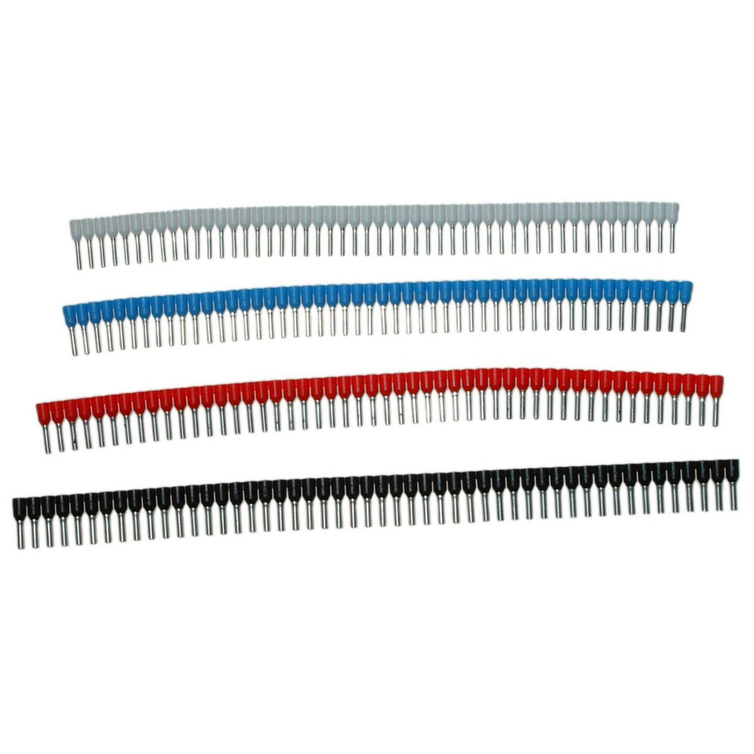 Klauke Aderendhülsen isoliert, blau, im Band, 0,75 mm²
