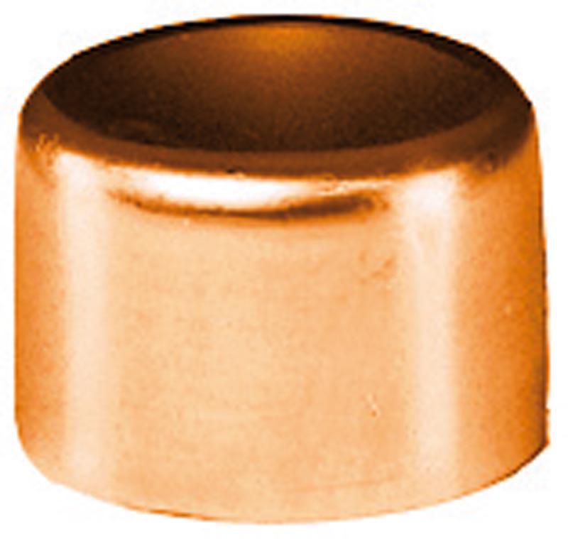 Kupfer-Verschlusskappe zum Löten 1/2"