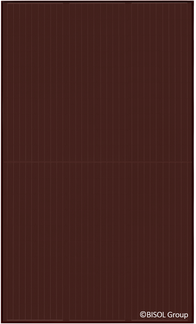 Bisol Solarmodul Spectrum BDO 350 Mono Perc Half-Cut 350 Wp Deep Red – Bisol