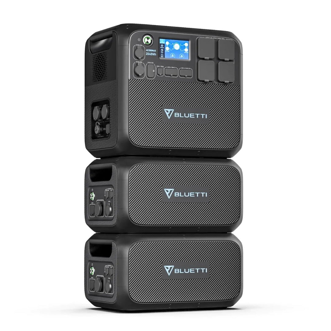 Bluetti Home Backup - 2,2 kW / 6 kWh (AC200MAX + 2x B230)