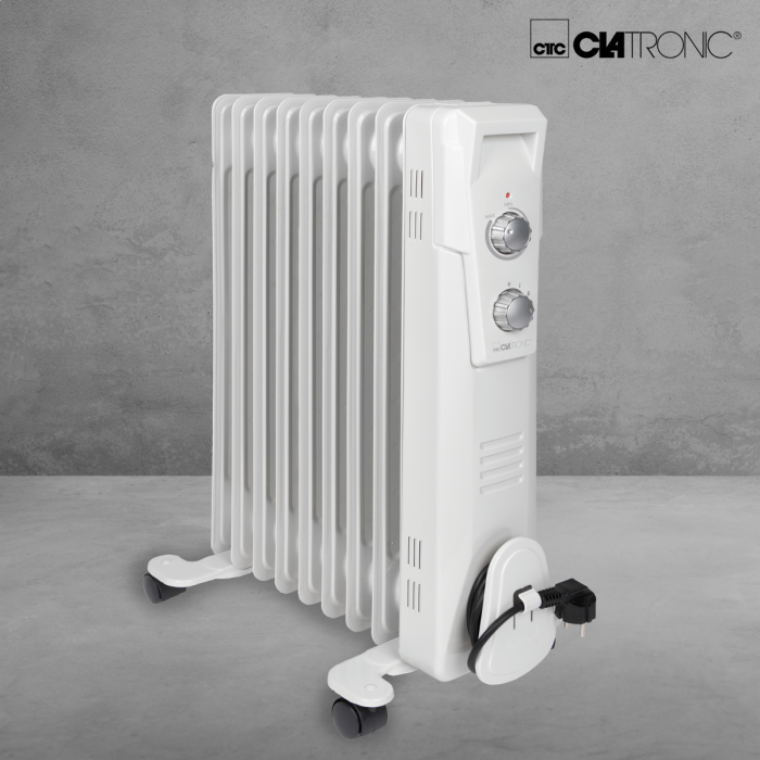 Clatronic Radiator RA 3736 Weiß 9 Rippen 2000W