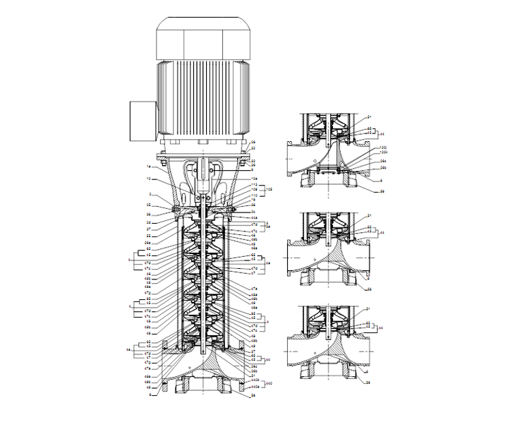 GRUNDFOS Kreiselpumpe CR 155-3 A-F-A-E-HQQE - Art. 99143260