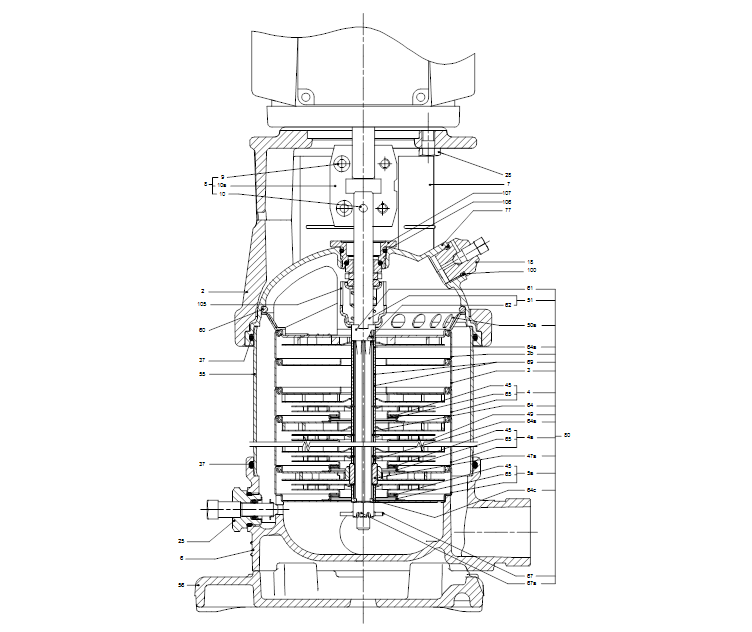 GRUNDFOS Kreiselpumpe CRT 2-15 A-P-A-E-AUUE - Art. 96100310
