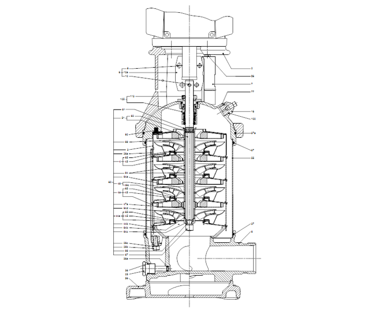 GRUNDFOS Kreiselpumpe CRN 20-1 A-P-A-E-HQQE - Art. 96500381
