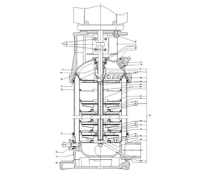 GRUNDFOS Kreiselpumpe CRT 4-12 A-P-A-E-AUUE - Art. 96100930