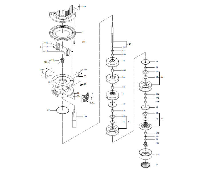 GRUNDFOS Eintauchpumpe MTR 10-2/2 A-W-A-HUUV - Art. 98441004