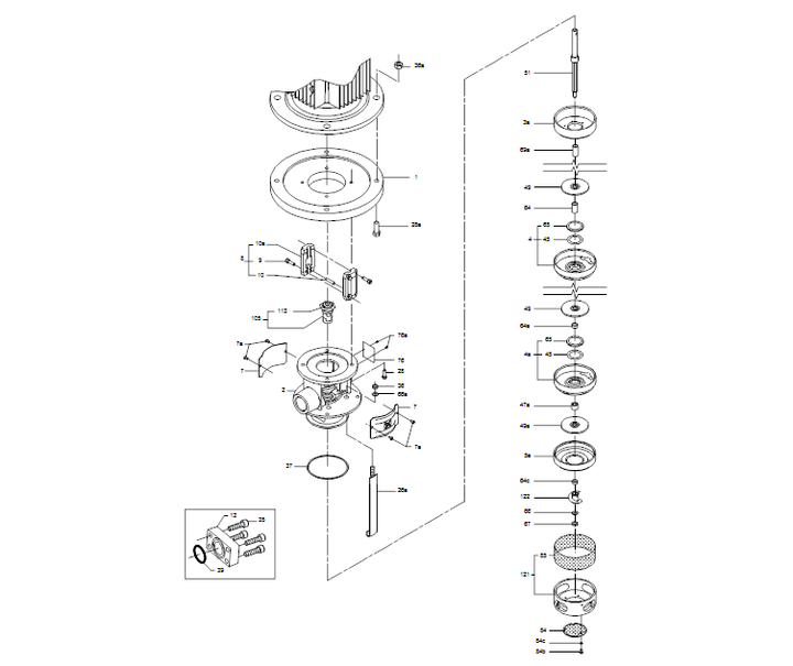 Grundfos Eintauchpumpe MTR 1-9/9 A-W-A-HUUV - Art. 98509369