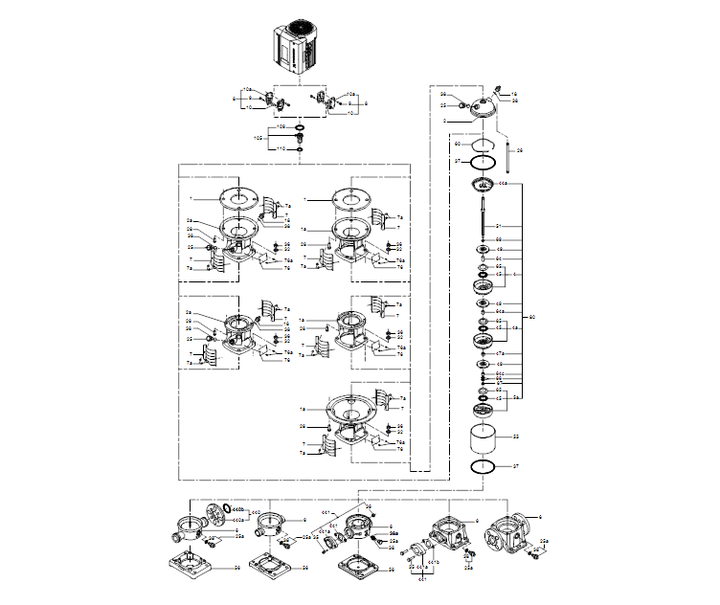 GRUNDFOS Kreiselpumpe CRI 3-3 A-CA-A-E-HQQE - Art. 96516721