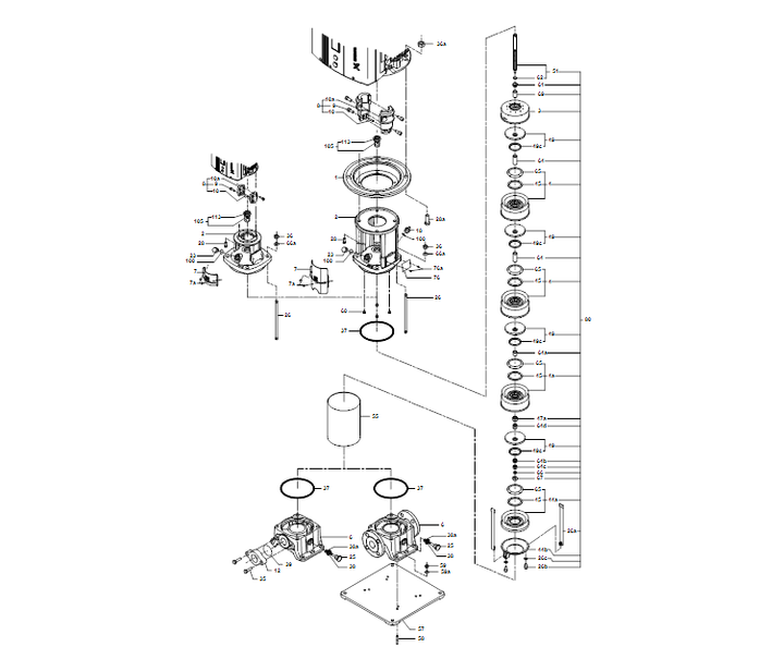 GRUNDFOS Kreiselpumpe CRE 15-1 A-A-A-E-HQQE - Art. 98390713