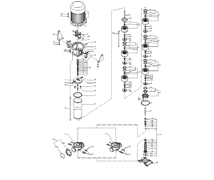GRUNDFOS Kreiselpumpe CR 255-3 A-F-A-E-HQQE - Art. 92905932