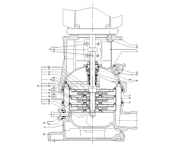 GRUNDFOS Kreiselpumpe CRNE 5-9 A-P-A-E-HQQE - Art. 98390145