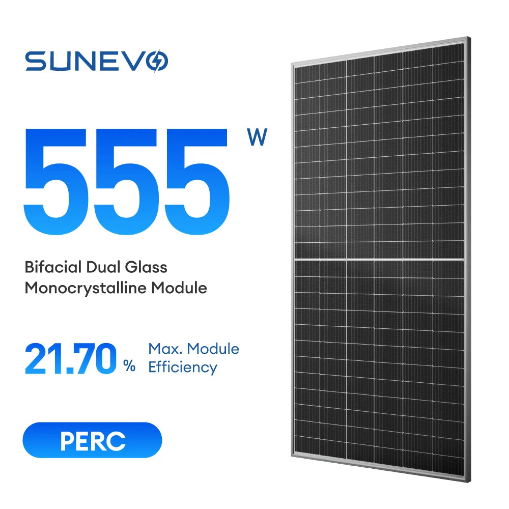 SunEvo Solar Co., Ltd. - Solarmodul - Evo5 SE5-72H 540-560W Monofacial/Bifacial SE5-72H-560W - Art. 213339