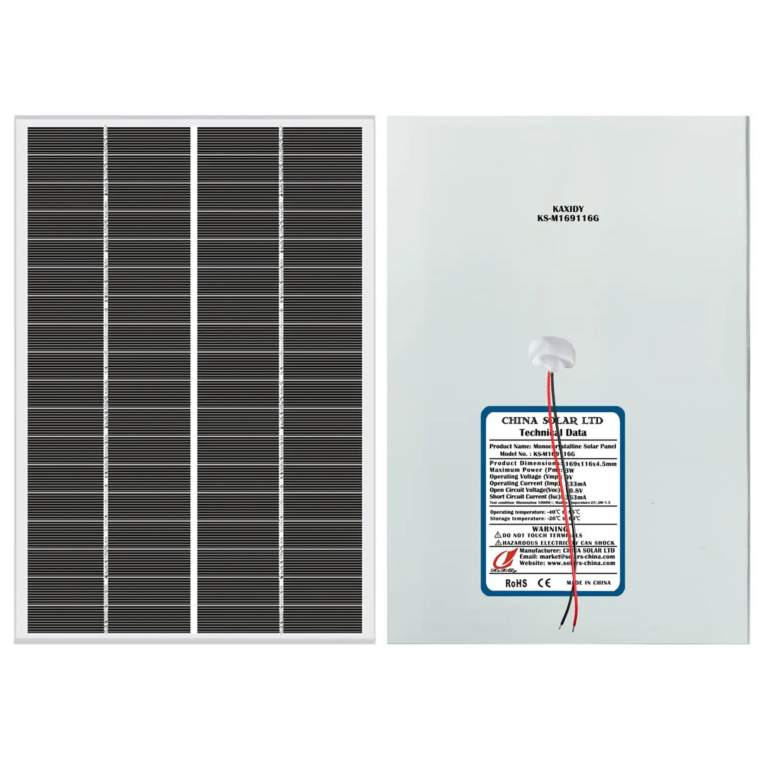 Solarmodul KS-M169116G PV Solarmodule 3W 9V