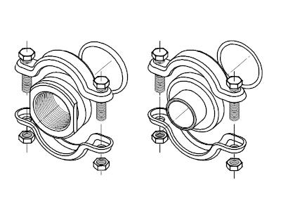 GRUNDFOS FlexiClamp Adapter mit Gewindeanschluss Art. 415296
